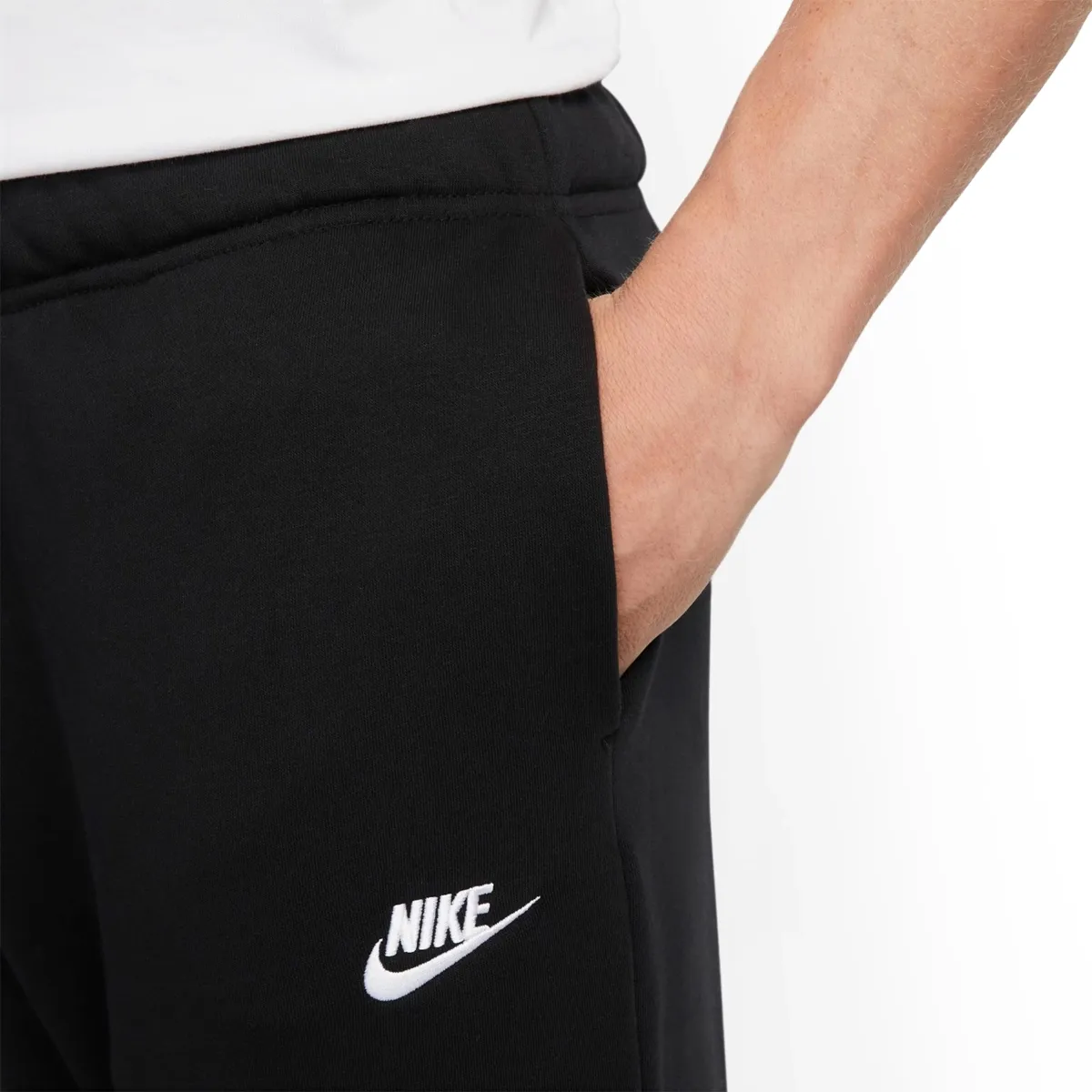Nike Calca DQ5191-010 F CLUB FLEECE Preto Algodao -5-